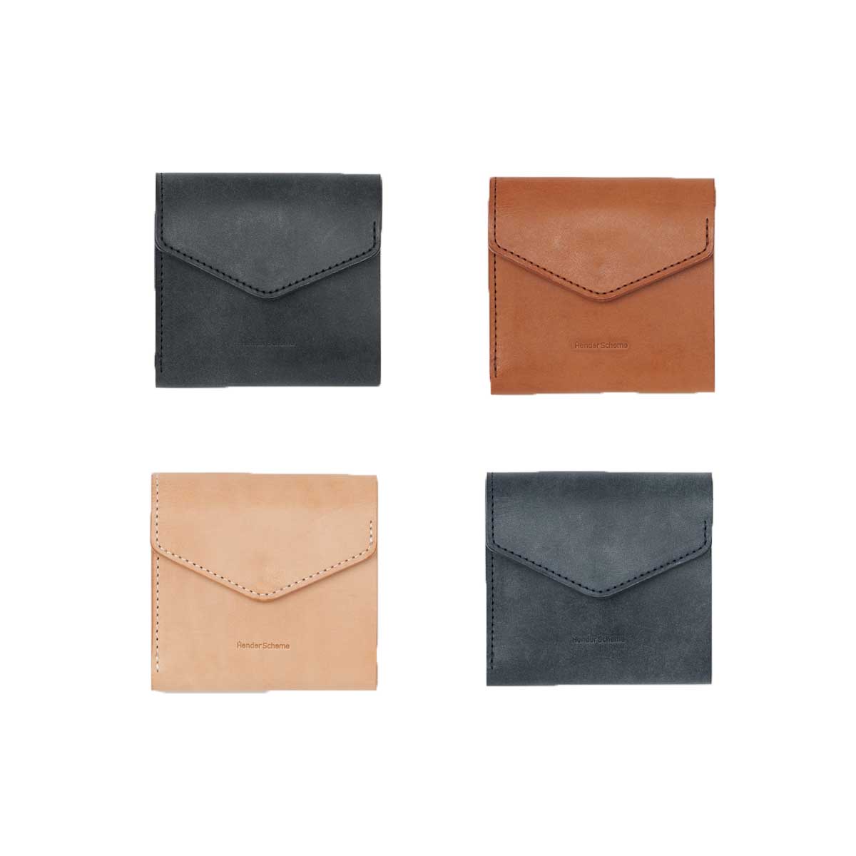 Hender Scheme / flap wallet　4色